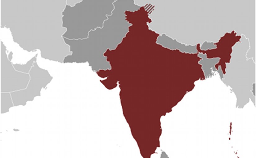 Location of India. Source: CIA World Factbook.