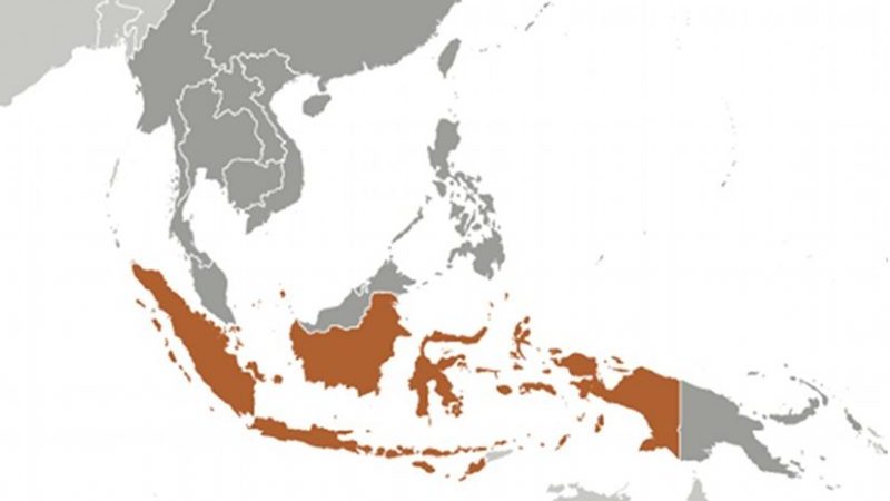 Location of Indonesia. Source: CIA World Factbook.
