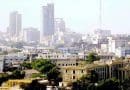 Downtown Karachi, Pakistan. Photo by Asjad Jamshed, Wikipedia Commons.