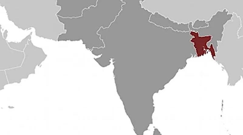 Location of Bangladesh. Source: CIA World Factbook.