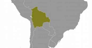 Location of Bolivia. Source: CIA World Factbook.