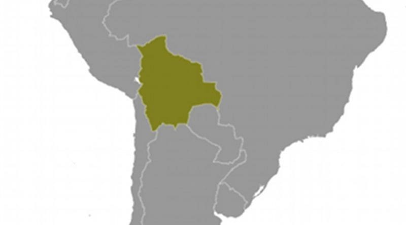 Location of Bolivia. Source: CIA World Factbook.