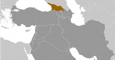 Location of Georgia. Source: CIA World Factbook.