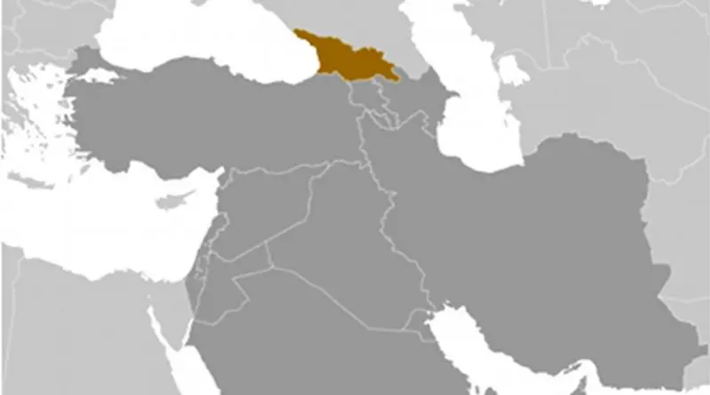 Location of Georgia. Source: CIA World Factbook.
