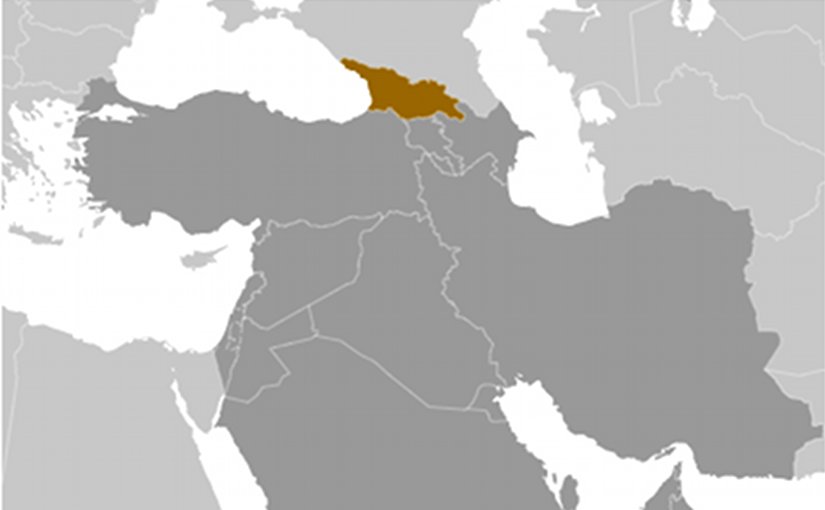 Location of Georgia. Source: CIA World Factbook.