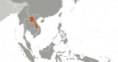 Location of Laos. Source: CIA World Factbook.