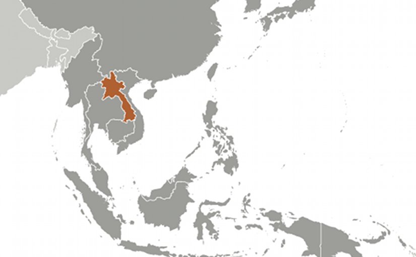 Location of Laos. Source: CIA World Factbook.