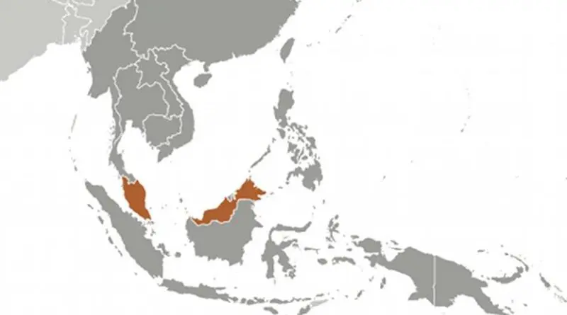 Location of Malaysia. Source: CIA World Factbook.