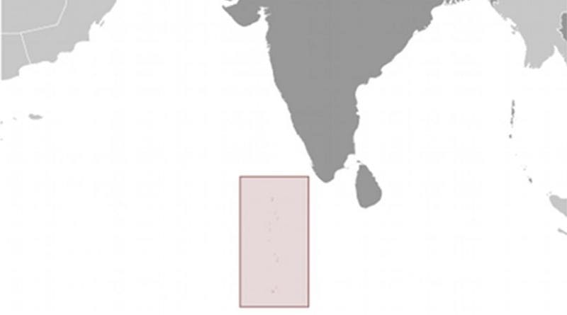 Location of Maldives. Source: CIA World Factbook.