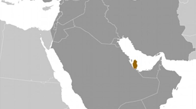 Location of Qatar. Source: CIA World Factbook.