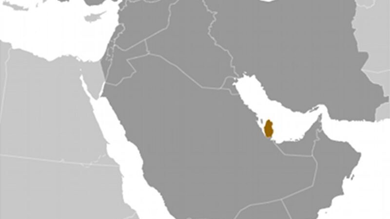 Location of Qatar. Source: CIA World Factbook.