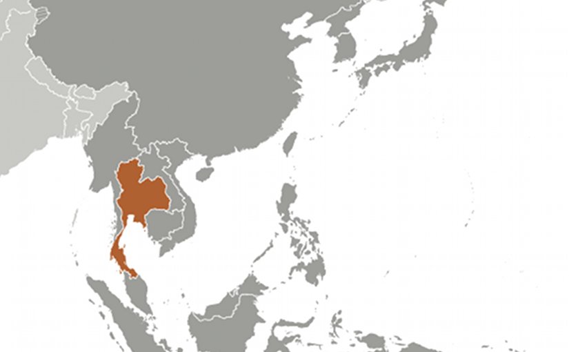 Location of Thailand. Source: CIA World Factbook.