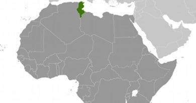 Location of Tunisia. Source: CIA World Factbook.