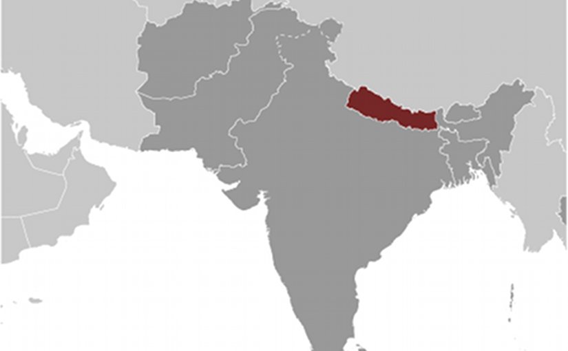 Location of Nepal. Source: CIA World Factbook.