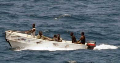 Pirates offshore Somalia. Photo credit: U.S. Navy photo by Mass communication Specialist 2nd Class Jason R. Zalasky (Released)