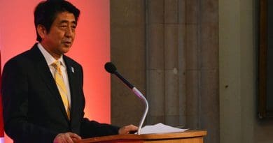 Japan's Shinzo Abe. Photo Credit: Chatham House, Wikimedia Commons.