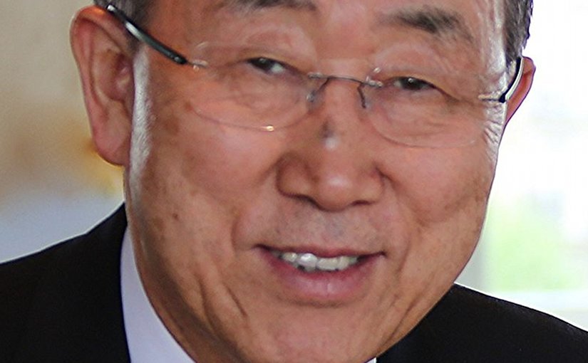 United Nation's Ban Ki-moon. Photo by ITU/ M. Jacobson - Gonzalez, Wikipedia Commons.