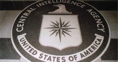 CIA seal in the lobby of the original headquarters building. Source: CIA, Wikipedia Commons.