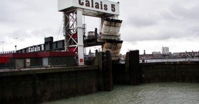 Port of Calais, France.