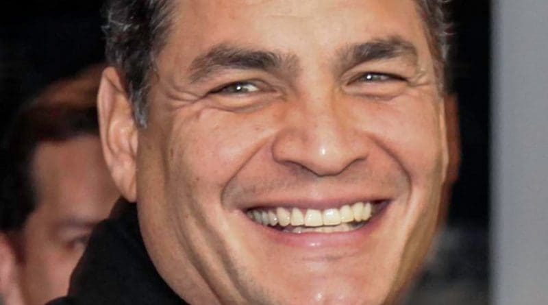 Ecuador's Rafael Correa. Photo by Cancillería Ecuador, Wikipedia Commons.