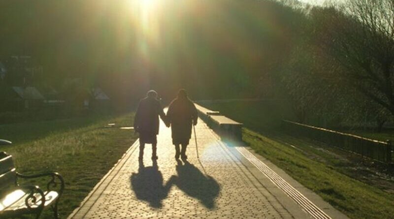 Elderly Alzheimer's couple