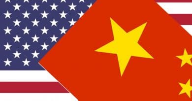 Flags of China and United States