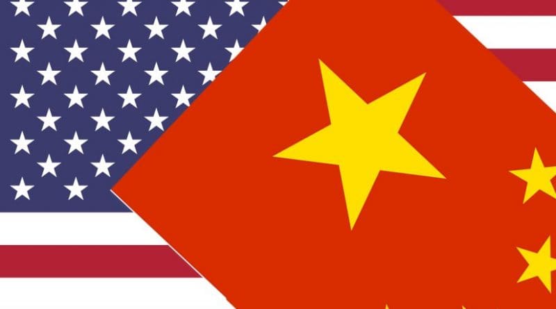 Flags of China and United States