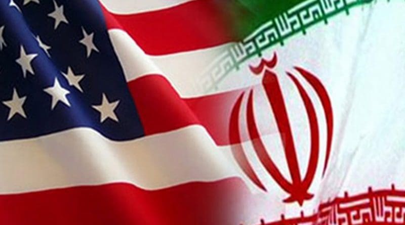 Flags of Iran and United States