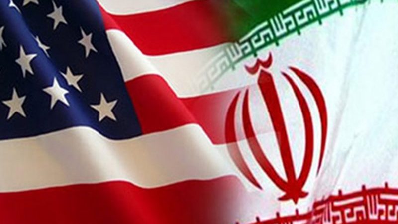 Flags of Iran and United States