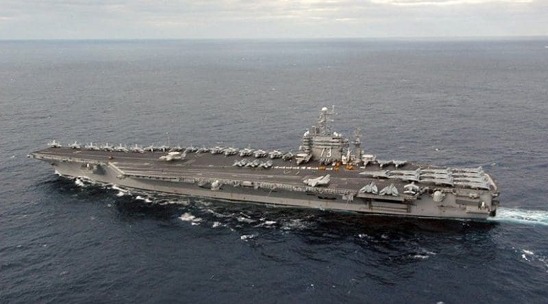 USS George Washington. Photo by U.S. Navy photo by Photographer’s Mate Airman Joan Kretschmer, Wikipedia Commons.