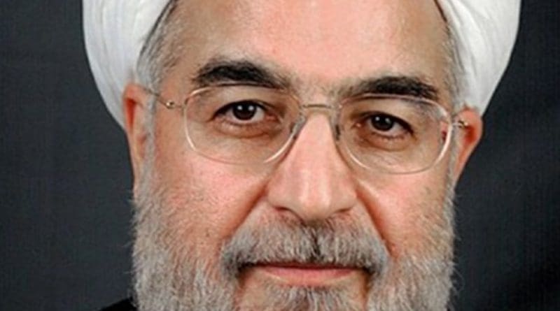 Iran's Hassan Rohani. Photo by BotMultichillT, Wikipedia Commons.