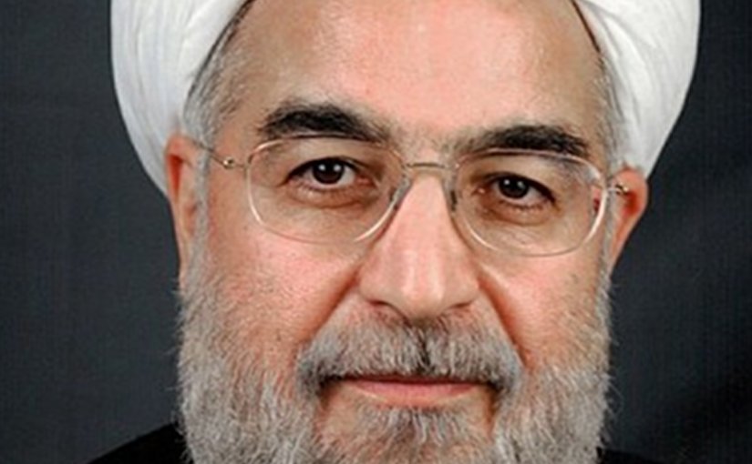 Iran's Hassan Rohani. Photo by BotMultichillT, Wikipedia Commons.