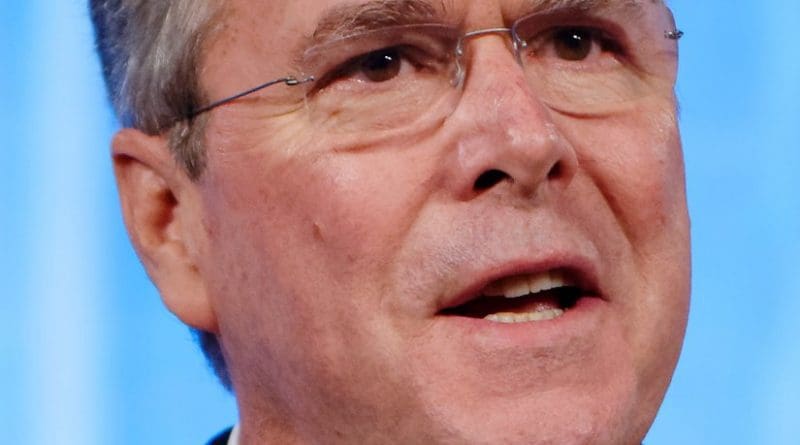 Jeb Bush. Photo by Michael Vadon, Wikipedia Commons.