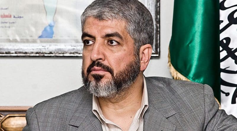 Current Hamas leader, Khaled Meshaal. Photo by Trango, Wikipedia Commons.
