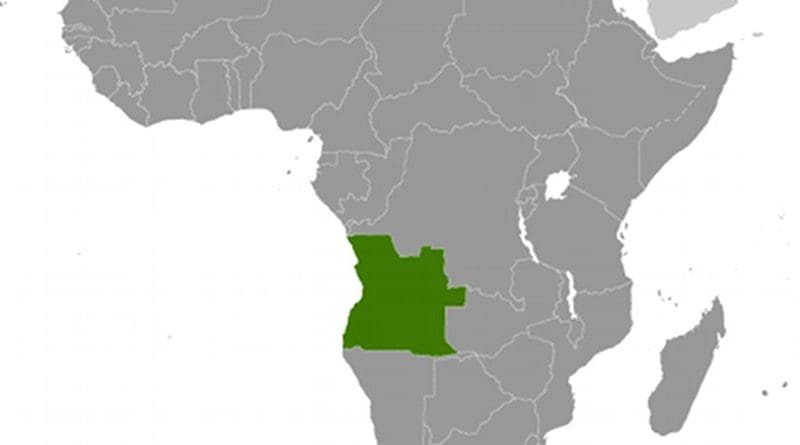 Location of Angola. Source: CIA World Factbook.