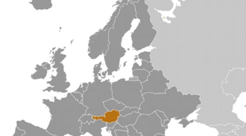 Location of Austria. Source: CIA World Factbook.