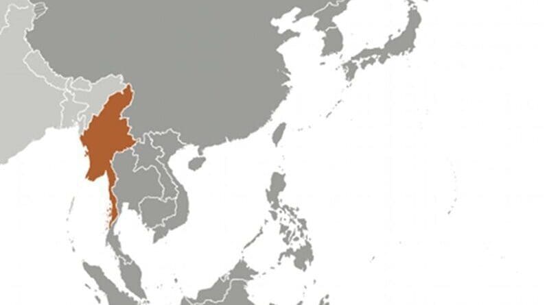 Location of Myanmar (Burma). Source: CIA World Factbook.