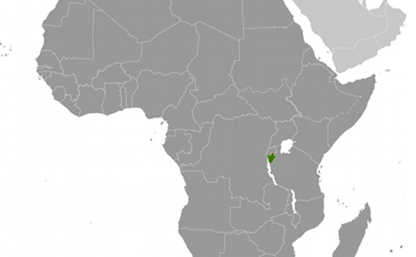 Location of Burundi. Source: CIA World Factbook.