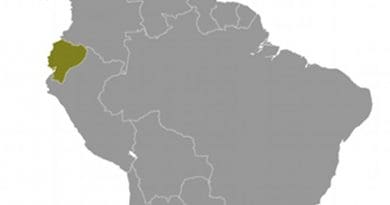 Location of Ecuador. Source: CIA World Factbook.