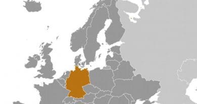 Location of Germany. Source: CIA World Factbook.