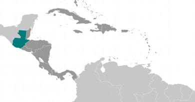 Location of Guatemala. Source: CIA World Factbook.