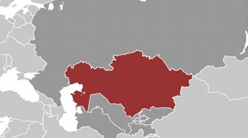 Location of Kazakhstan. Source: CIA World Factbook.