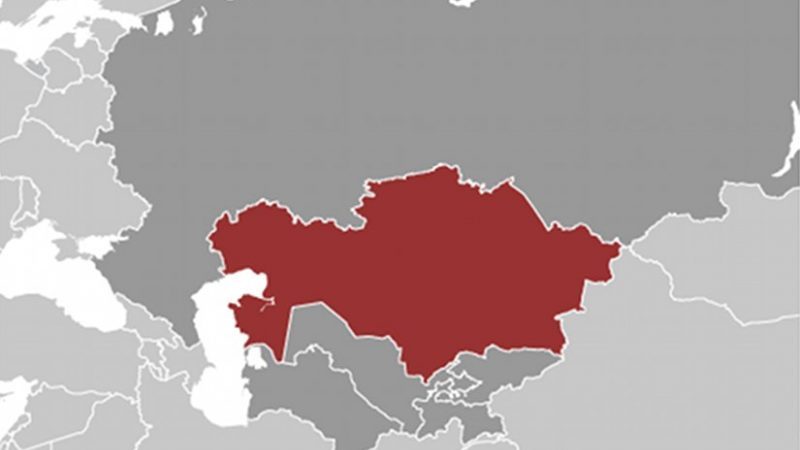 Location of Kazakhstan. Source: CIA World Factbook.