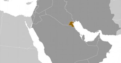 Location of Kuwait. Source: CIA World Factbook.