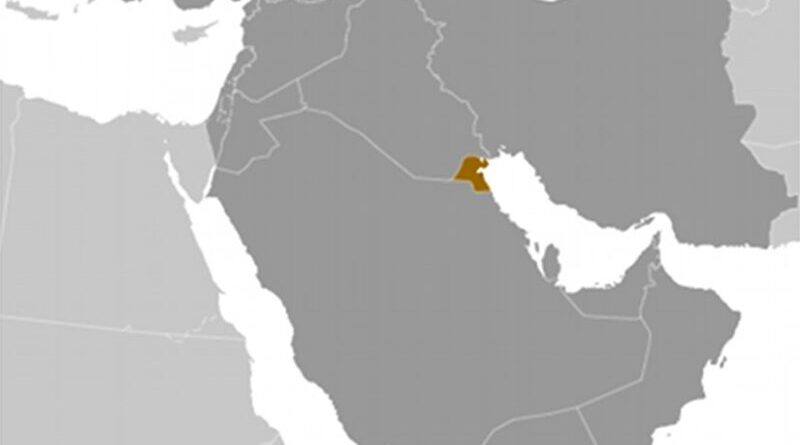 Location of Kuwait. Source: CIA World Factbook.