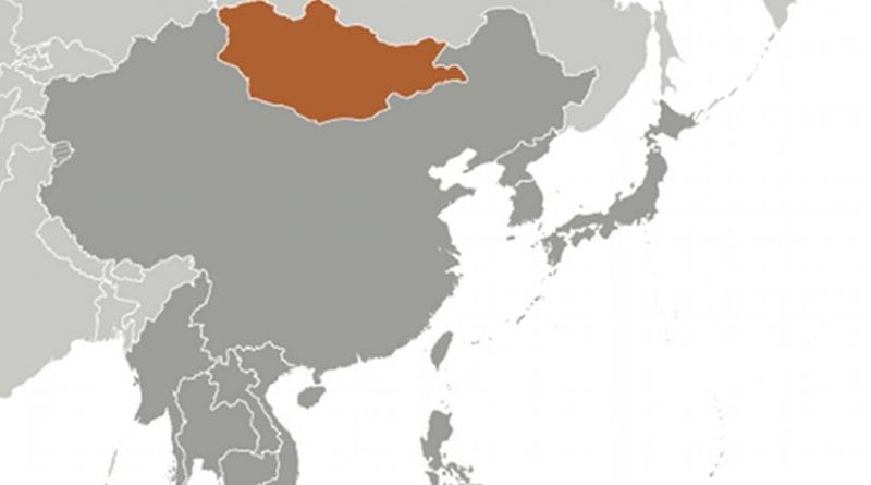 Location of Mongolia. Source: CIA World Factbook.