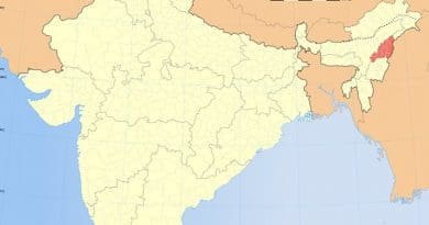 Location of Nagaland in India. Source: Wikipedia Commons.