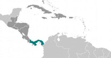 Location of Panama. Source: CIA World Factbook.