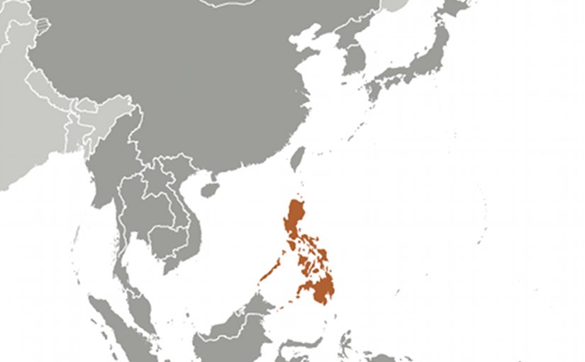 Location of Philippines. Source: CIA World Factbook.