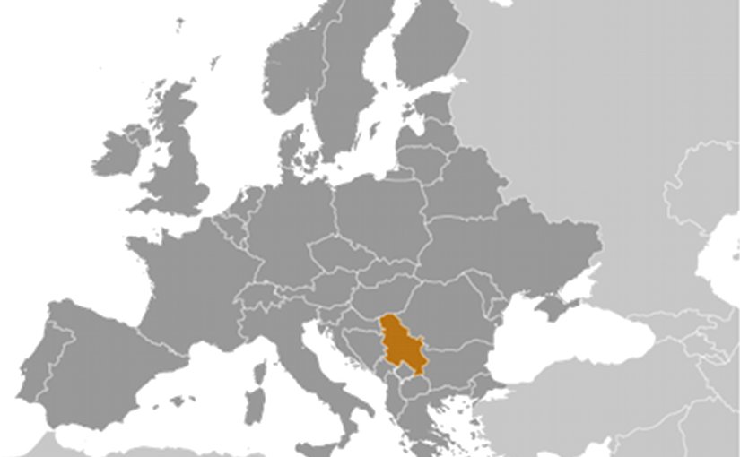 Location of Serbia. Source: CIA World Factbook.